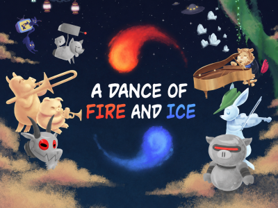 A Dance Of Fire And Ice background