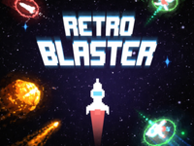 Retro Blaster background